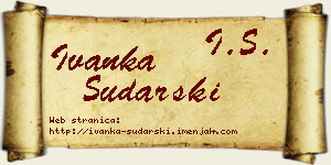 Ivanka Sudarski vizit kartica